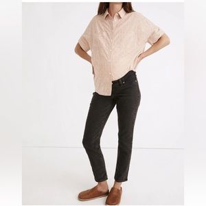 Madewell Maternity Perfect Vintage Jeans Faded Black Lunar Wash 31